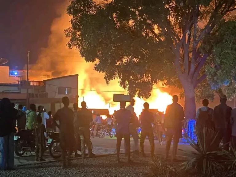 Parakou : grave incendie à la buvette « Le Jourdain »