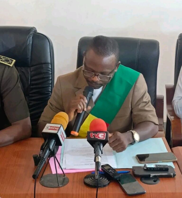 Bénin: Georges Ekpé ,le nouveau maire de Lalo qui vient de perdre son fauteuil.