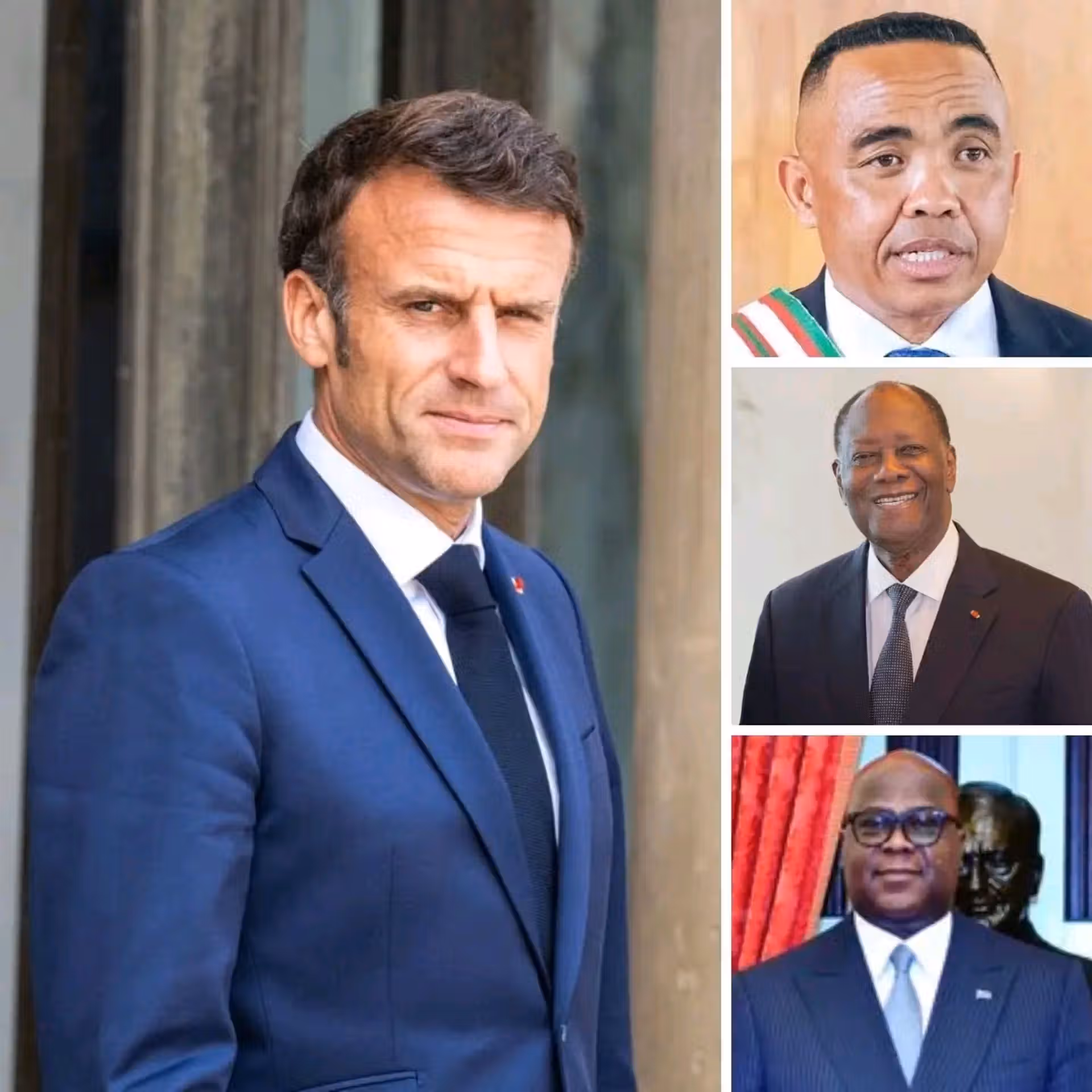 Macron reçoit plusieurs dirigeants africains à l’Élysée.