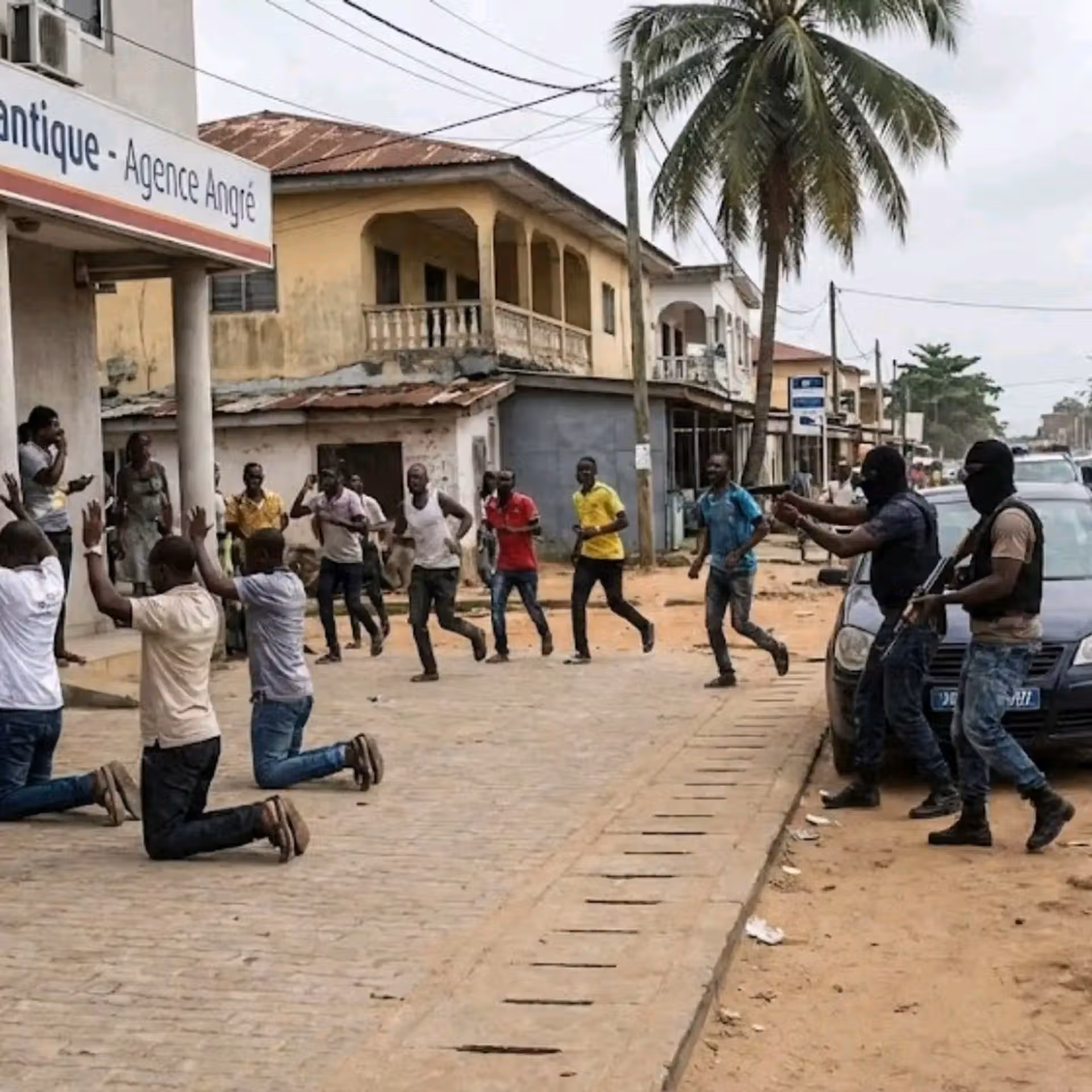 Attaque armée à Cocody : 100 millions de FCFA dérobés à la sortie d’une banque.