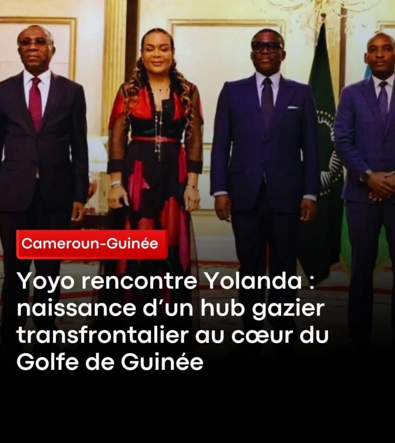Cameroun–Guinée équatoriale | Yoyo rencontre Yolanda : naissance d’un hub gazier transfrontalier au cœur du Golfe de Guinée. Cameroun–Guinée équatoriale | Yoyo rencontre Yolanda : naissance d’un hub gazier transfrontalier au cœur du Golfe de Guinée.