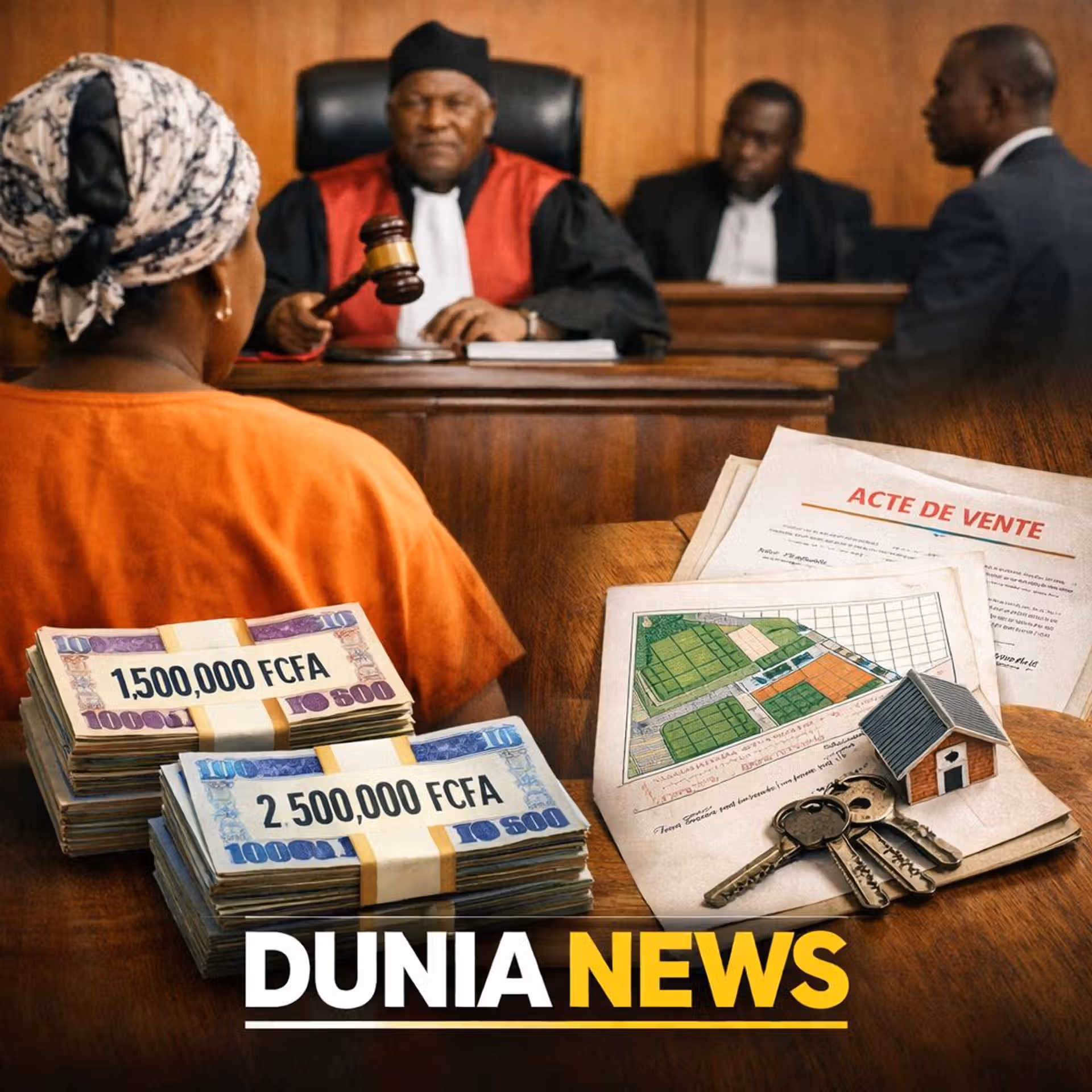 Bénin - Vente multiple d’une même parcelle : une revendeuse devant la justice foncière.