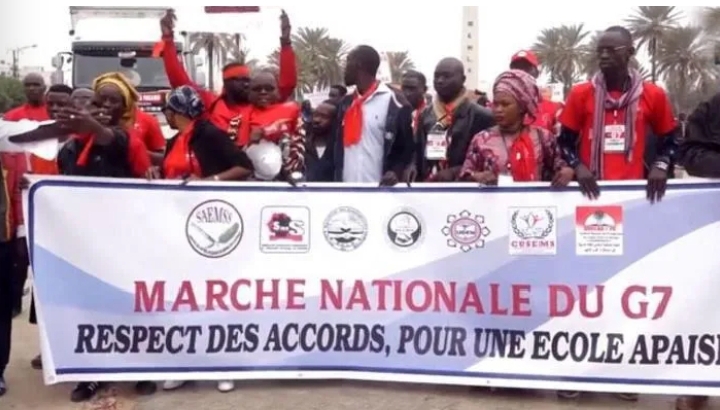 Crise scolaire au Sénégal : le G7 rejette l’offre de l’État et exige l’arbitrage direct du Premier ministre