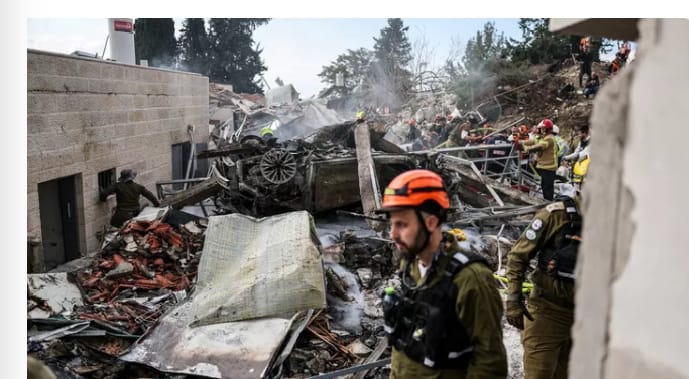 Missile iranien sur le centre d’Israël : le bilan de l’effondrement d’un bâtiment.