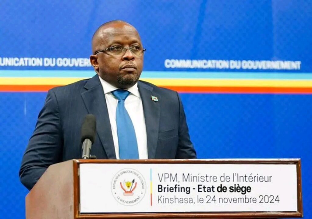 RDC : motion de défiance sous haute tension contre le vice-premier ministre de l’Intérieur