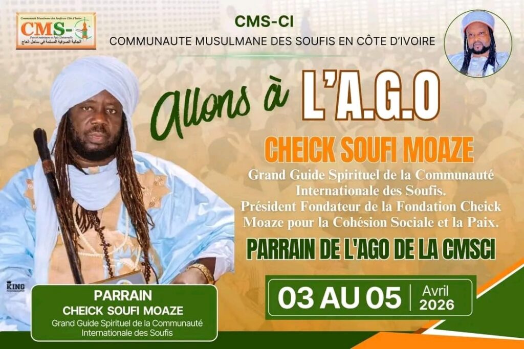 Cohésion sociale : la voix des soufis s’élève depuis Anyama