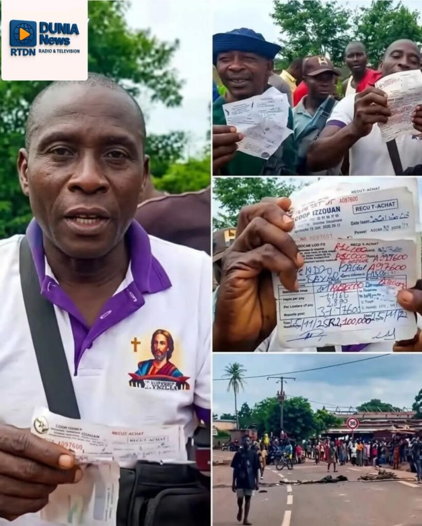 Côte d’Ivoire : à M’Batto, des producteurs de cacao manifestent pour dénoncer des paiements en attente depuis 2025