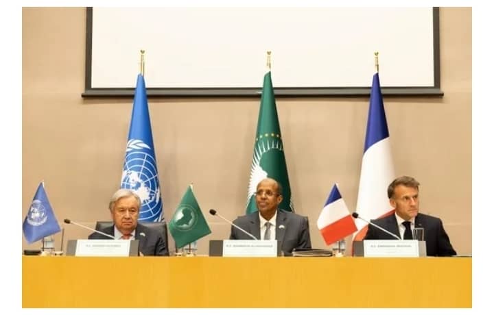 Ethiopie : Emmanuel Macron annonce à Addis Abeba une conférence de soutien au fonds de paix de l’UA