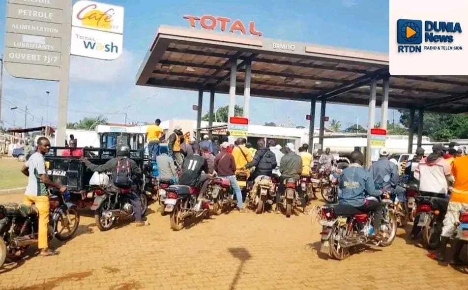 Centrafrique : Bangui paralysée par une grave pénurie de carburant, la population s'enfonce dans l'incertitude
