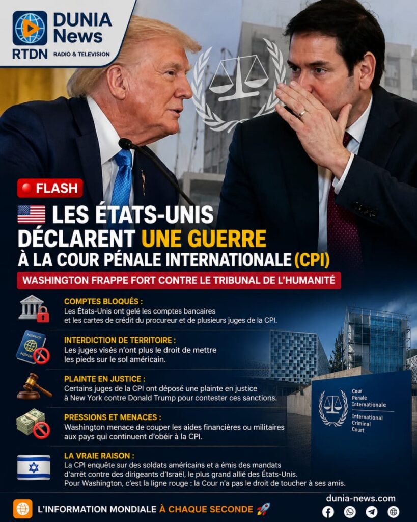États-Unis : l'administration Trump intensifie son offensive contre la Cour pénale internationale
