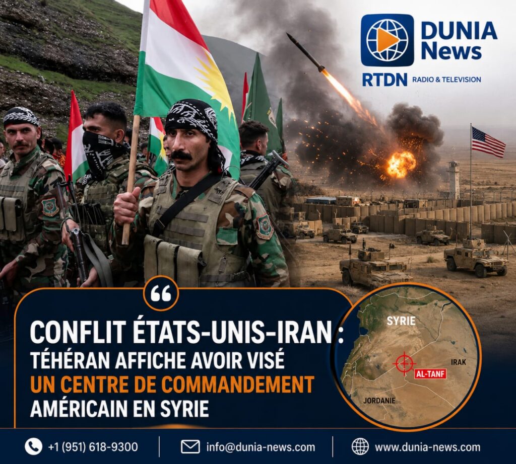 Conflit États-Unis–Iran : Téhéran affirme avoir visé un centre de commandement américain en Syrie