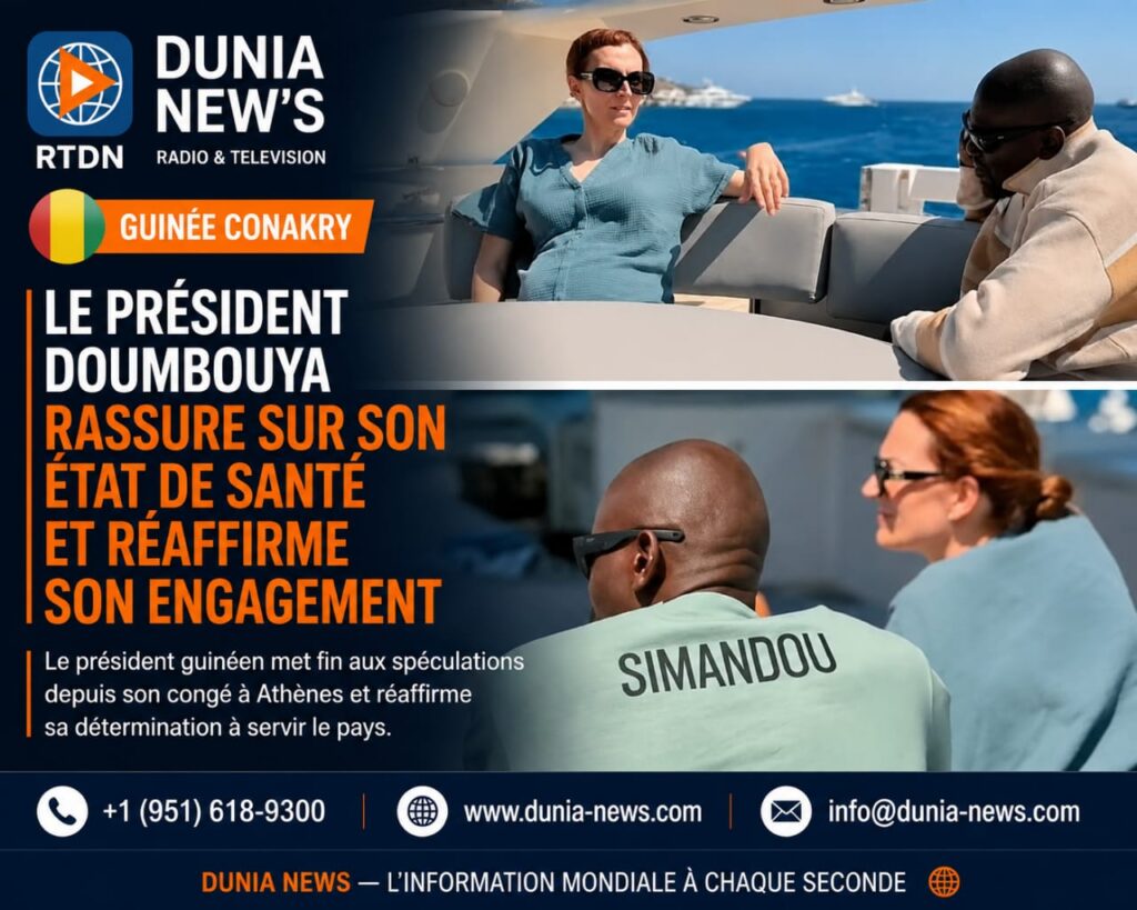 Guinée Conakry : le président Doumbouya rassure sur son état de santé et réaffirme son engagement