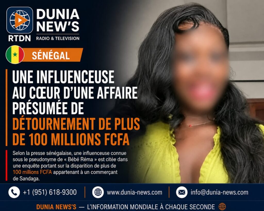 Sénégal : Une influenceuse au cœur d'une affaire présumée de détournement de plus de 100 millions FCFA