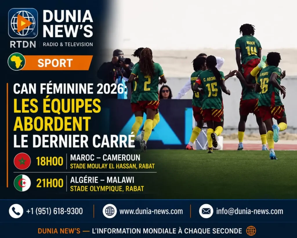 CAN féminine 2026: les équipes abordent le dernier carré