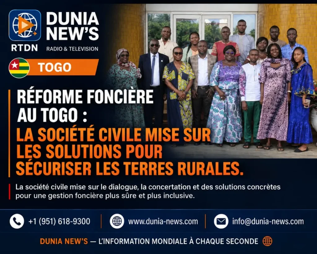 Réforme foncière au Togo : La société civile mise sur les solutions pour sécuriser les terres rurales