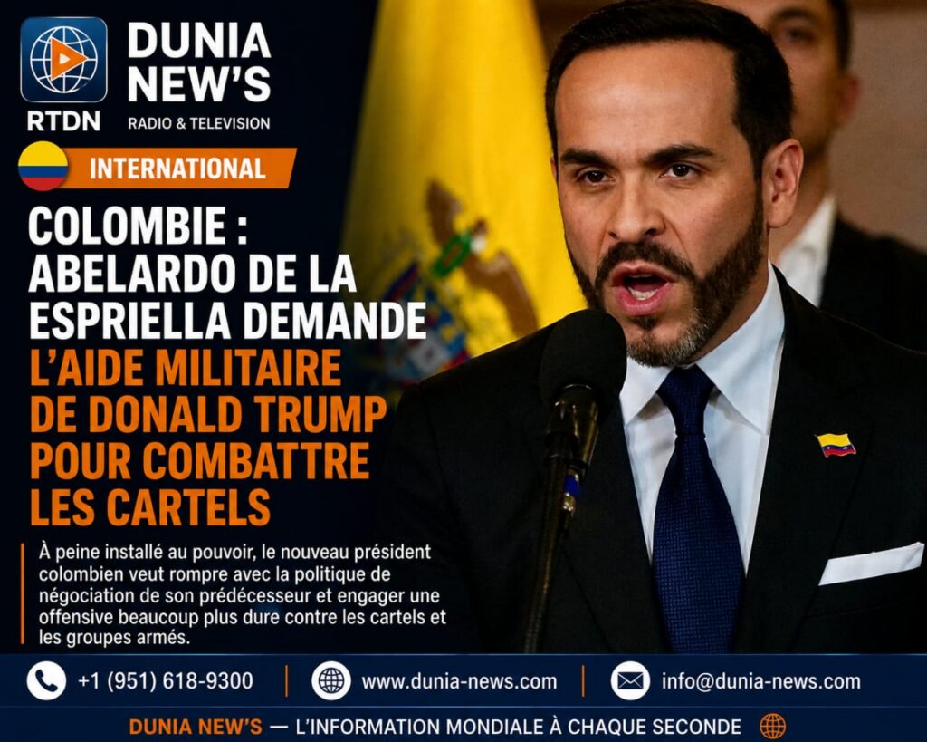 Colombie : Abelardo de la Espriella demande l’aide militaire de Donald Trump pour combattre les cartels