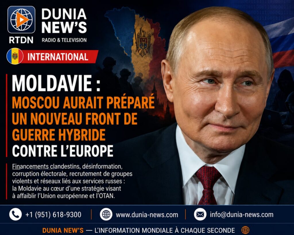 Moldavie : Moscou aurait préparé un nouveau front de guerre hybride contre l’Europe