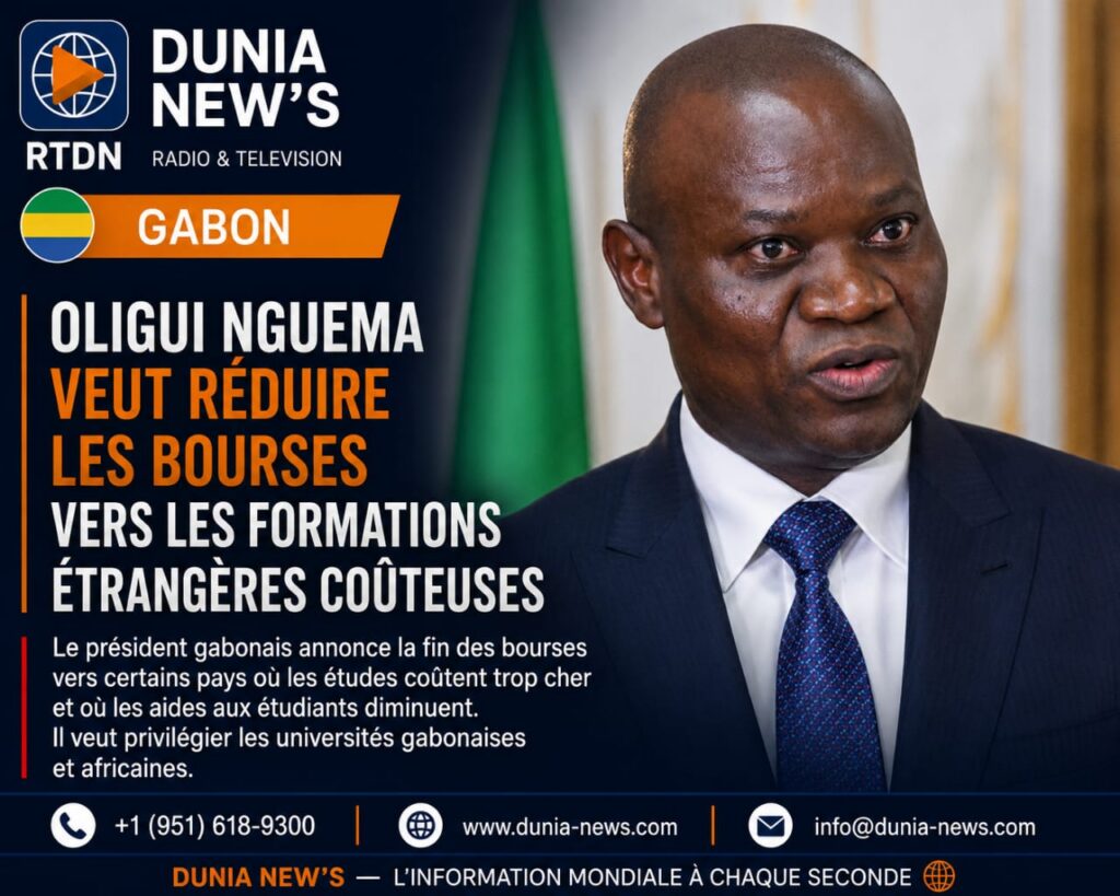 Gabon : Oligui Nguema veut réduire les bourses vers les formations étrangères coûteuses