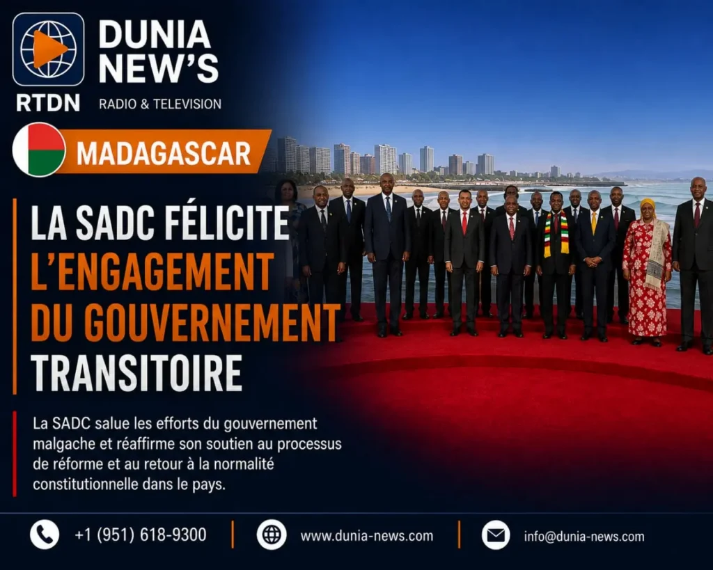 Madagascar : La SADC félicite l’engagement du gouvernement transitoire