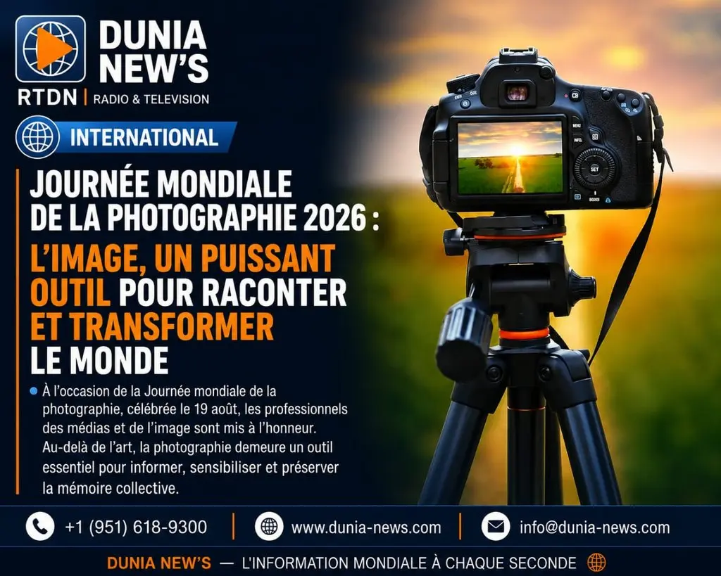Journée mondiale de la photographie 2026 : l’Image, un puissant outil pour raconter et transformer le monde