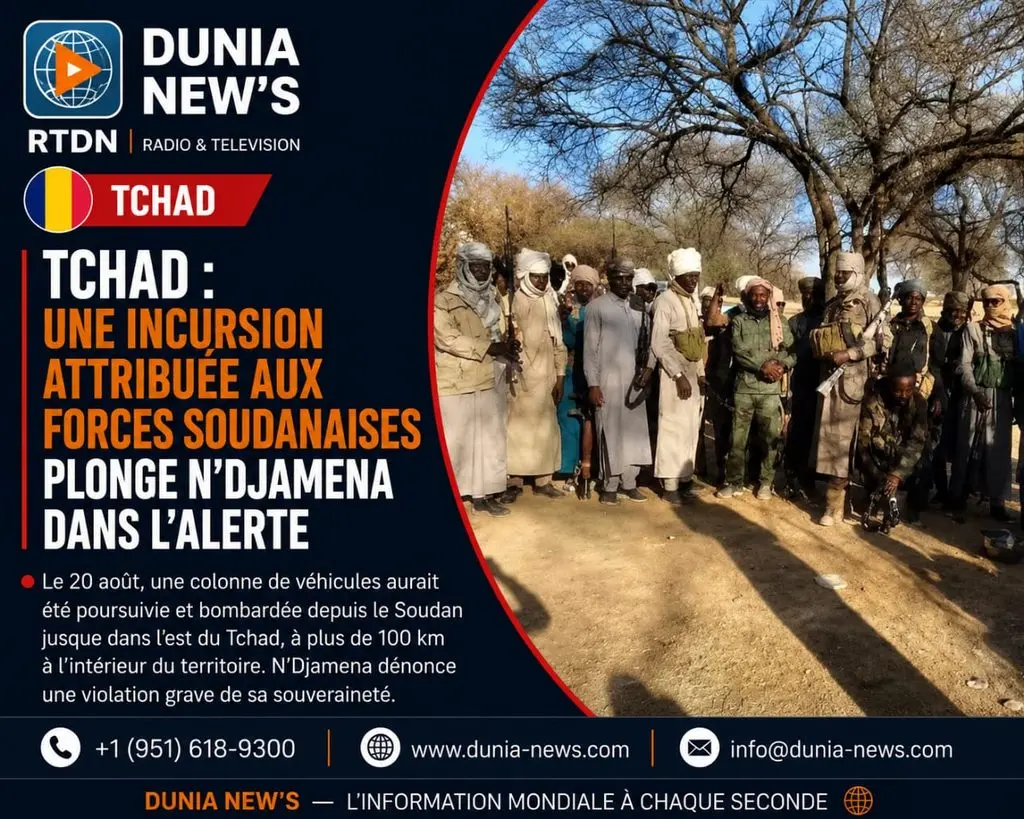 Tchad : une incursion attribuée aux forces soudanaises plonge N’Djamena dans l’alerte