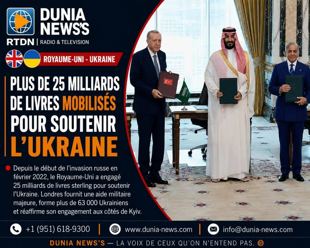 🇬🇧🇺🇦 Royaume-Uni : plus de 25 milliards de livres mobilisés pour soutenir l’Ukraine