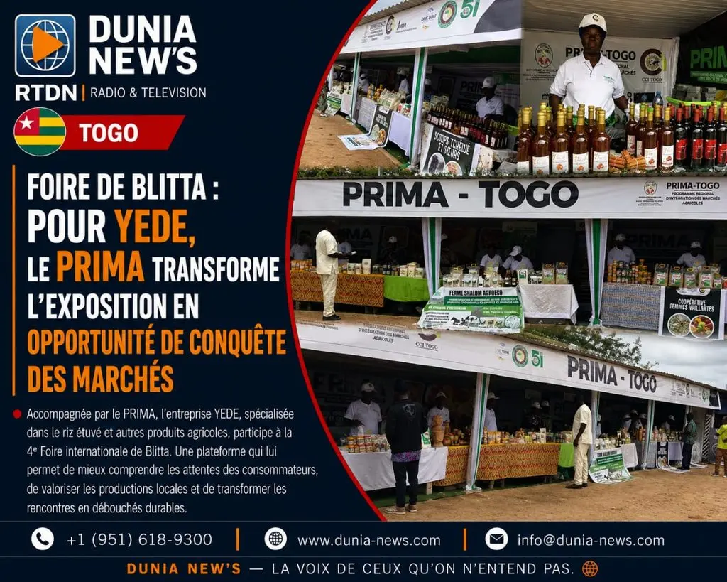 Togo/Foire de Blitta : Pour YEDE, le PRIMA transforme l’exposition en opportunité de conquête des marchés