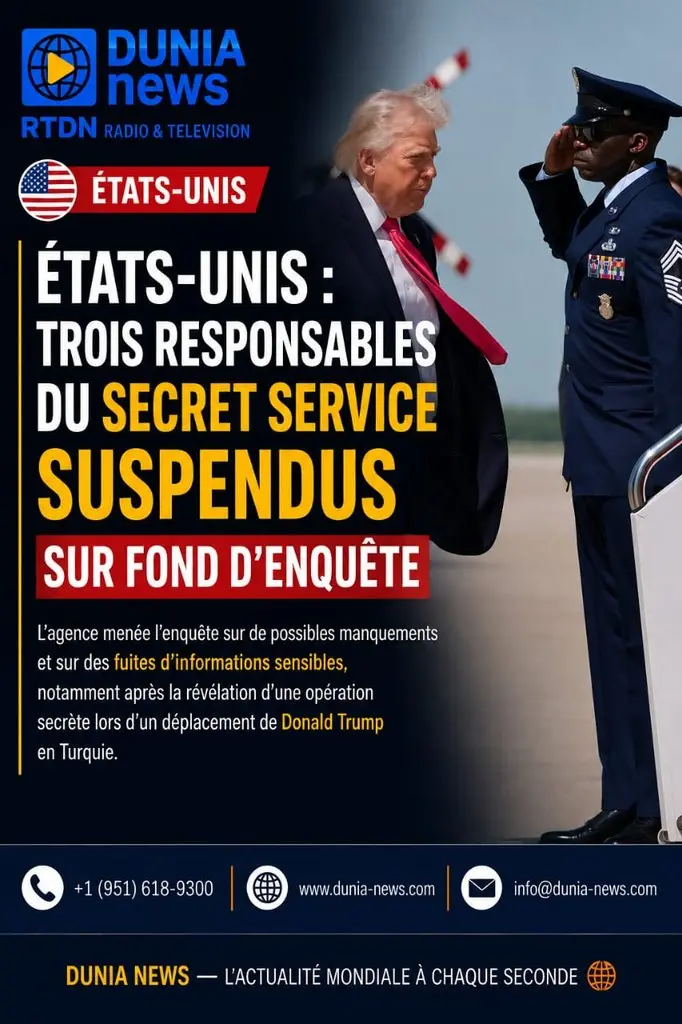 États-Unis : trois responsables du Secret Service suspendus sur fond d’enquête sur des fuites d’informations sensibles