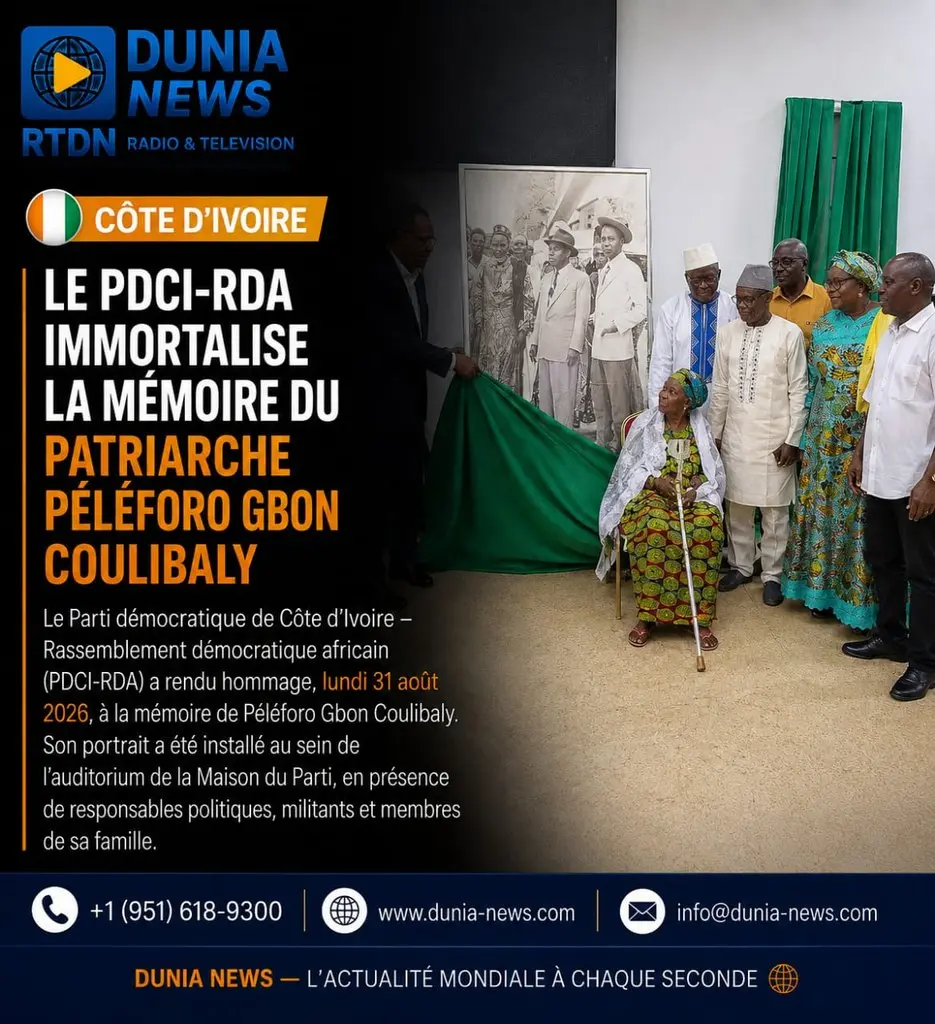 Côte d’Ivoire : le PDCI-RDA immortalise la mémoire du patriarche Péléforo Gbon Coulibaly