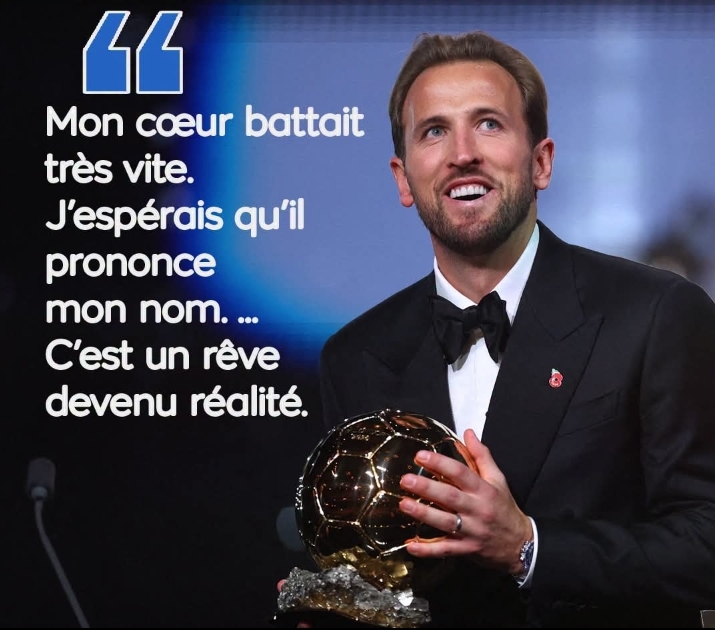 Football Mondial : Harry Kane sacré Ballon D'or 2026